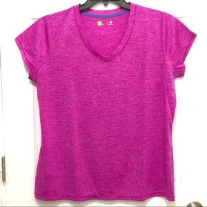Pink Xersion Performance/Workout T-shirt, Sz XL